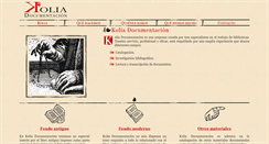 Desktop Screenshot of koliadocumentacion.com